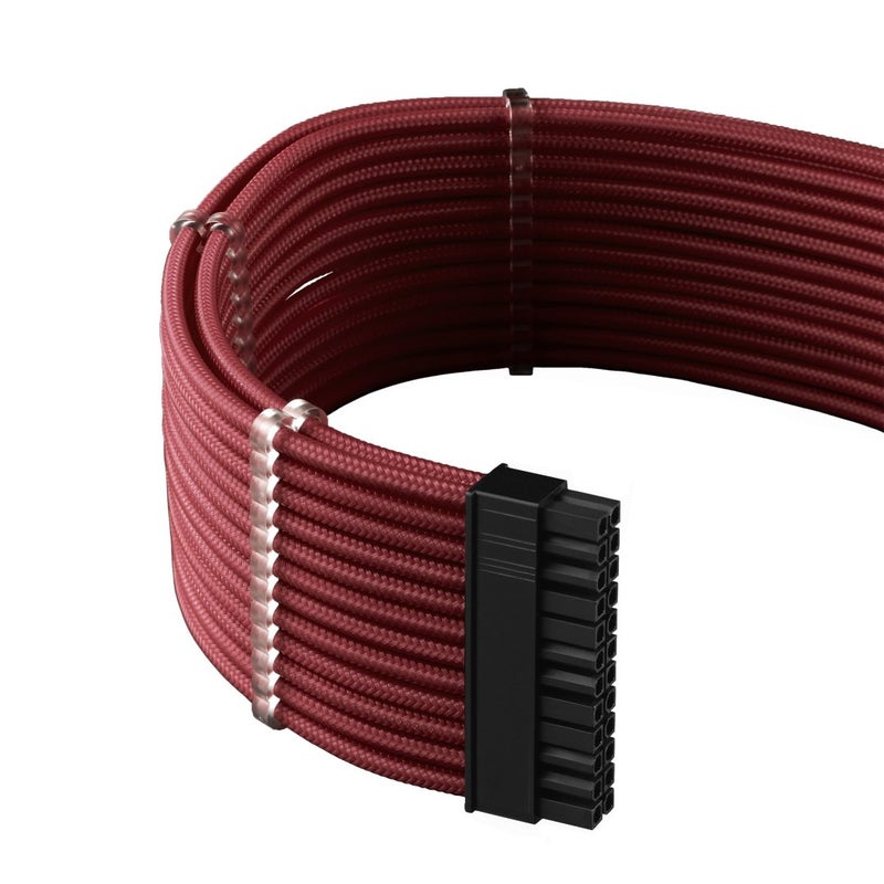 Cablemod Pro Modmesh Sleeved Cable Extension Kit (Blood Red) - Image 2